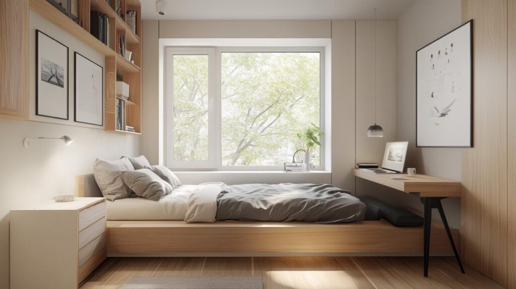 3 ideas ingeniosas para separar una habitación en dos con una sola ventana de forma económica y elegante