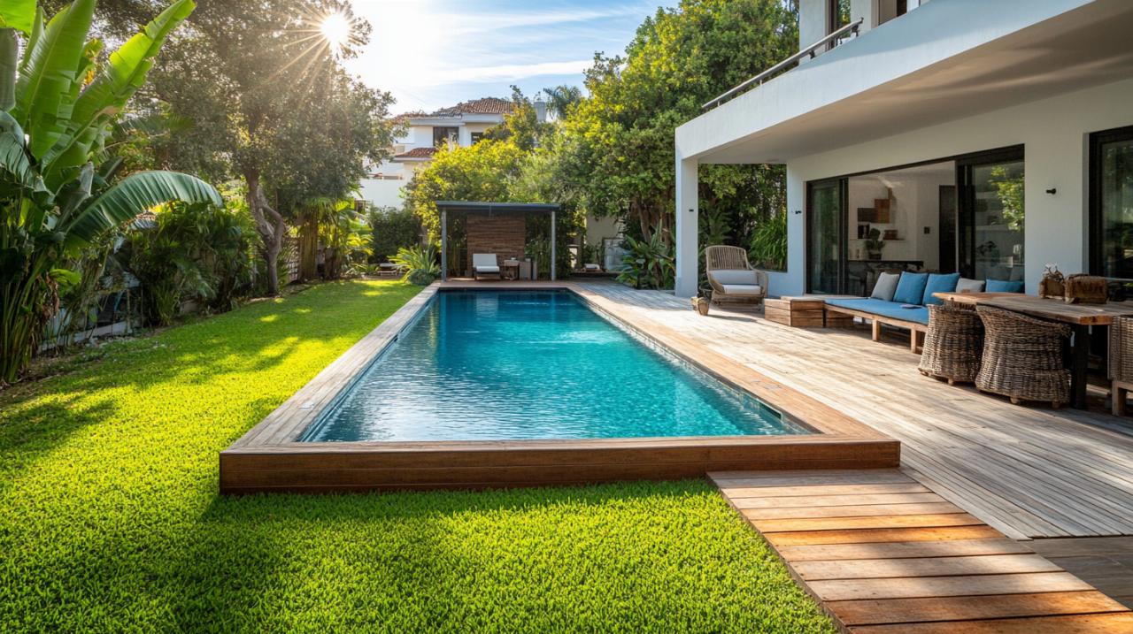 Piscina de acero con aspecto de madera Osmose: Claves para encontrar el modelo perfecto para tu jardín